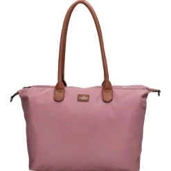 Charm London Buckingham 15,6 inch laptop schoudertas light purple< Schoudertassen