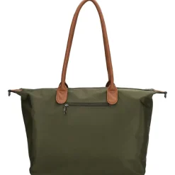 Schoudertassen-Charm London  Buckingham 15,6 inch laptop schoudertas olive green