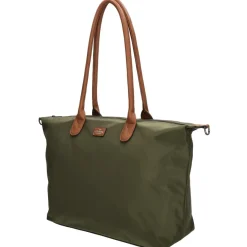 Schoudertassen-Charm London  Buckingham 15,6 inch laptop schoudertas olive green