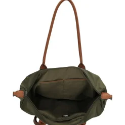 Schoudertassen-Charm London  Buckingham 15,6 inch laptop schoudertas olive green