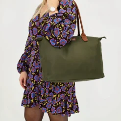 Schoudertassen-Charm London  Buckingham 15,6 inch laptop schoudertas olive green