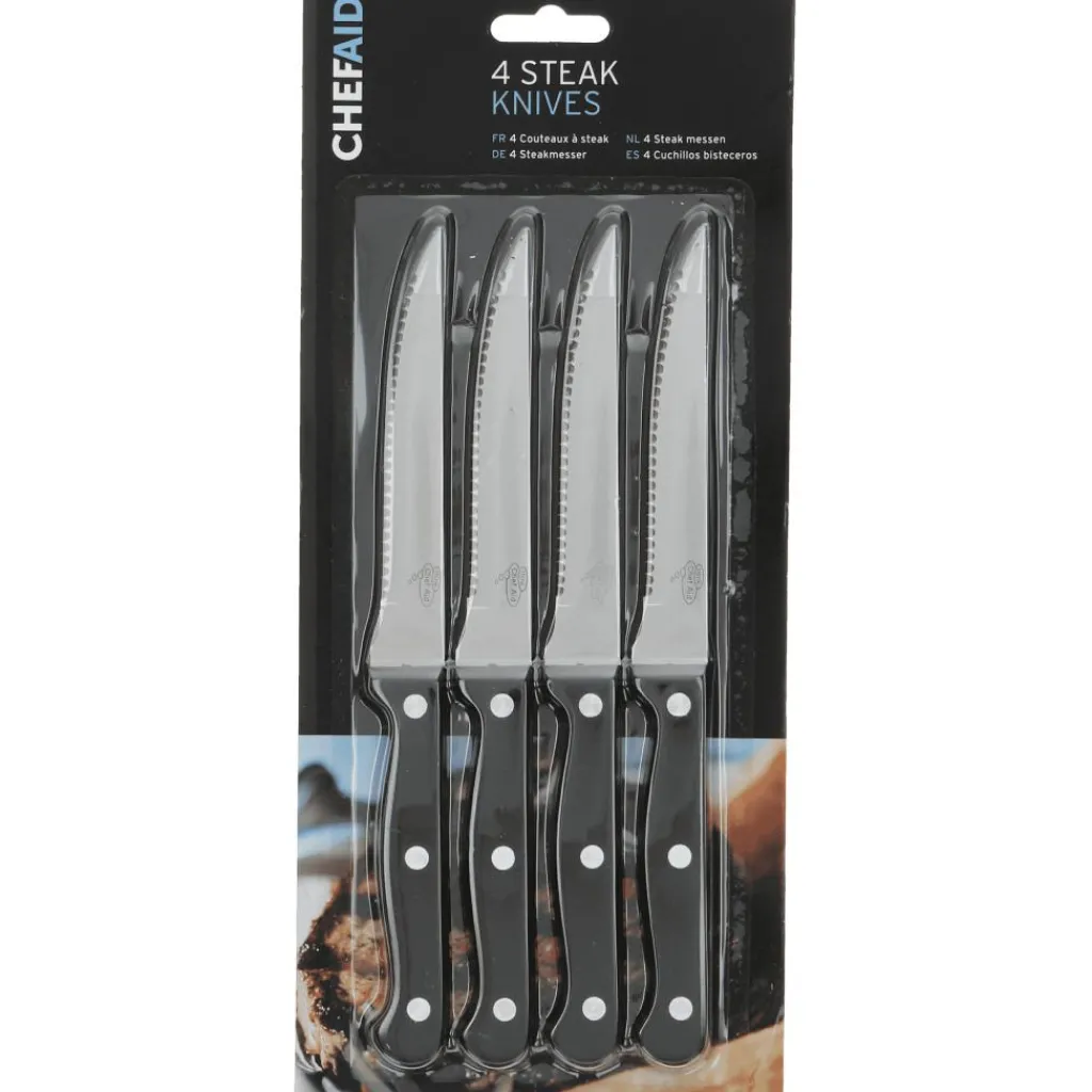Bestek-Chef Aid Steakmessen set 4 stuks