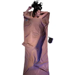 Cocoon TravelSheet Egyptisch katoenen lakenzak khaki< Slaapzakken