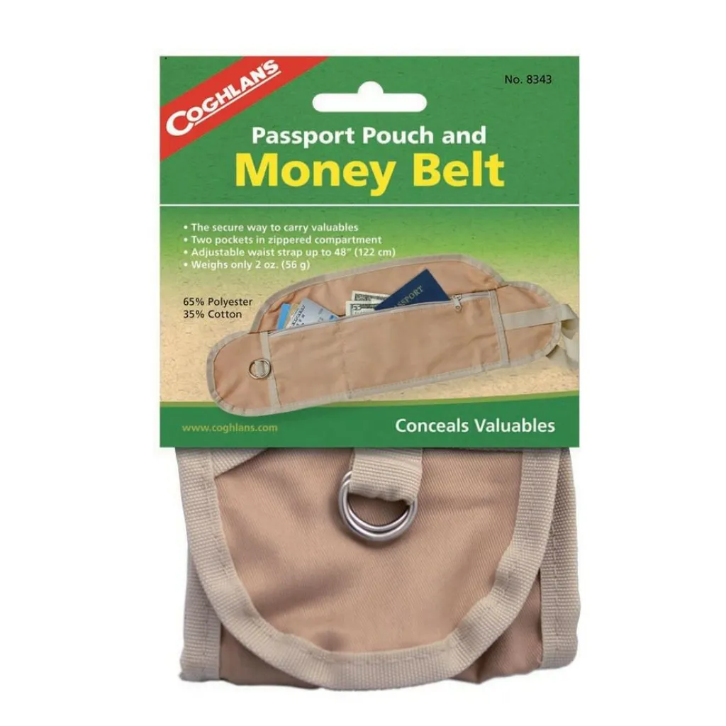 Coghlan's Money Bag documententasje beige< Moneybelts & Documententasjes