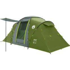 4-Persoons Tent|Tunneltenten-Coleman Spruce Falls 4 BlackOut vis-à-vis tent green