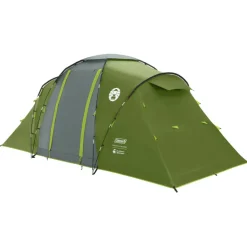 4-Persoons Tent|Tunneltenten-Coleman Spruce Falls 4 BlackOut vis-à-vis tent green