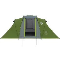 4-Persoons Tent|Tunneltenten-Coleman Spruce Falls 4 BlackOut vis-à-vis tent green