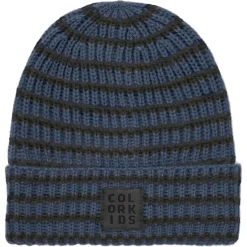 Mutsen|Wintersport-Color Kids muts junior vintage indigo stripe