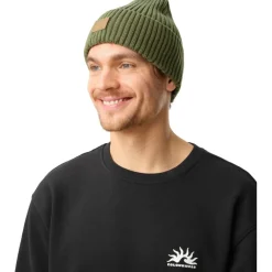 Mutsen|Wintersport-ColourWear Badge muts dark olive