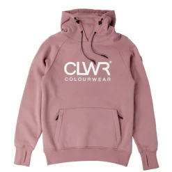 ColourWear Bowl Hood 2.0 hoodie dark rose< Ski Truien|Wintersport