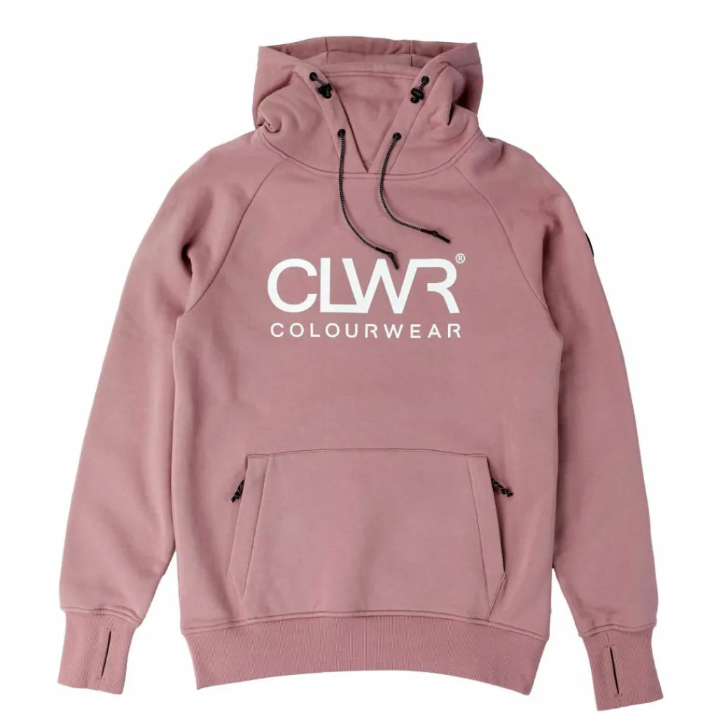ColourWear Bowl Hood 2.0 hoodie dark rose< Ski Truien|Wintersport