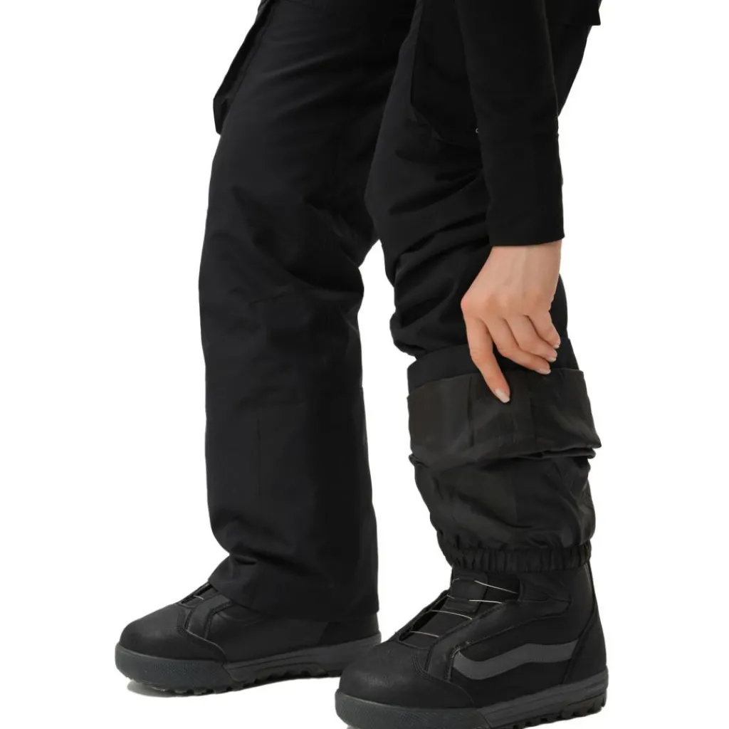 Skibroeken|Wintersport-ColourWear Cargo skibroek dames black