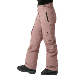 ColourWear Cargo skibroek dames taupe< Skibroeken|Wintersport