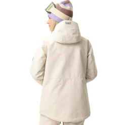 Ski Jassen|Wintersport-ColourWear Cookie winterjas dames off white