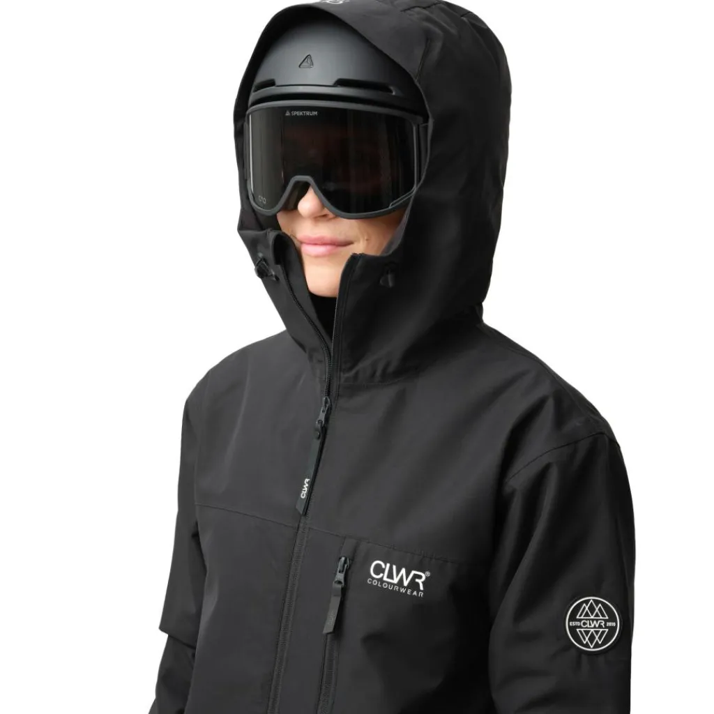 Ski Jassen|Wintersport-ColourWear Cookie winterjas dames black