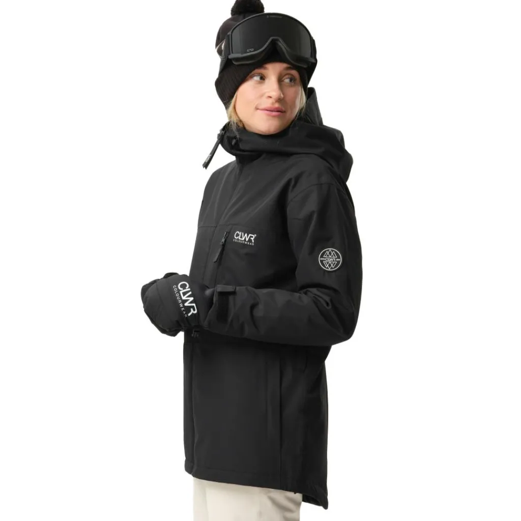 Ski Jassen|Wintersport-ColourWear Cookie winterjas dames black