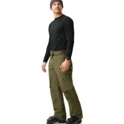 ColourWear Flight skibroek heren dark olive< Skibroeken|Wintersport