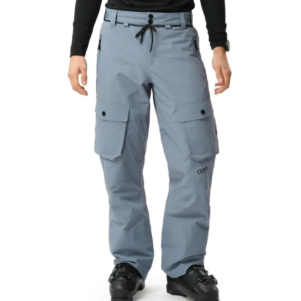 Skibroeken|Wintersport-ColourWear Flight skibroek heren grey blue