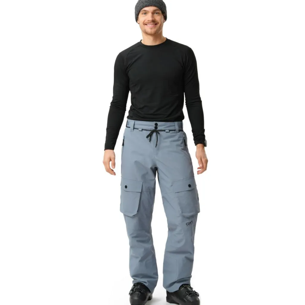 Skibroeken|Wintersport-ColourWear Flight skibroek heren grey blue
