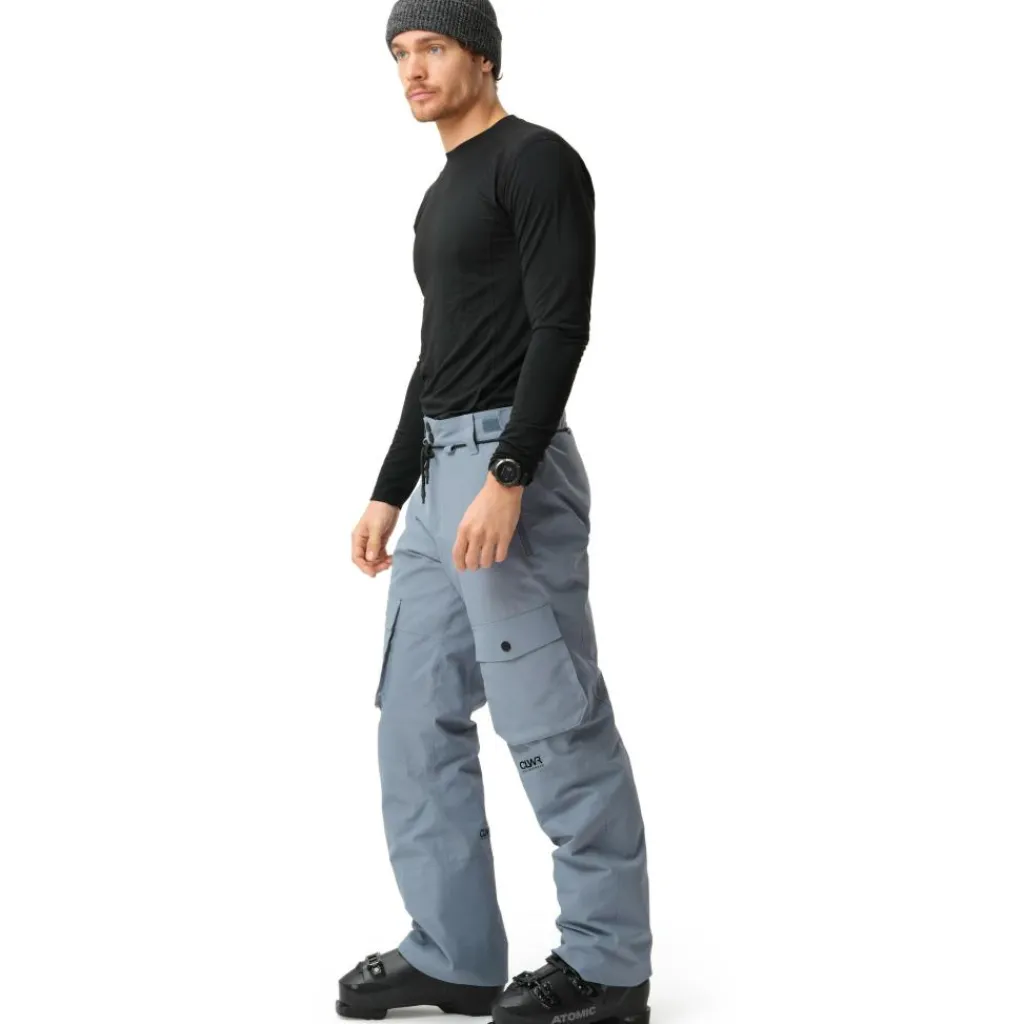 Skibroeken|Wintersport-ColourWear Flight skibroek heren grey blue