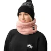 ColourWear Fluffy Tube col dark rose< Sjaals|Wintersport