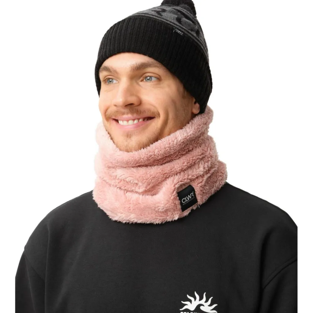 ColourWear Fluffy Tube col dark rose< Sjaals|Wintersport