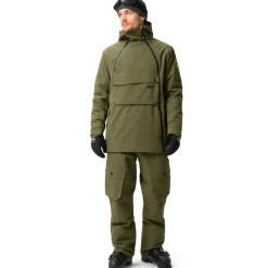 Ski Jassen|Wintersport-ColourWear Foil anorak winterjas heren dark olive