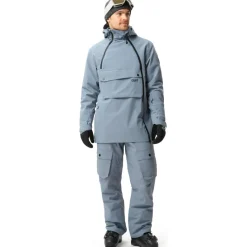 ColourWear Foil anorak winterjas heren grey blue< Ski Jassen|Wintersport