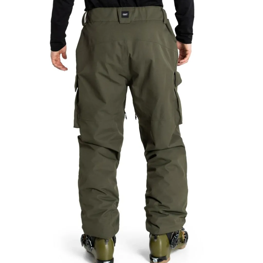 ColourWear Mountain Cargo skibroek dark olive< Skibroeken|Wintersport