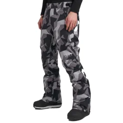 ColourWear Sharp skibroek heren camo grey< Skibroeken|Wintersport
