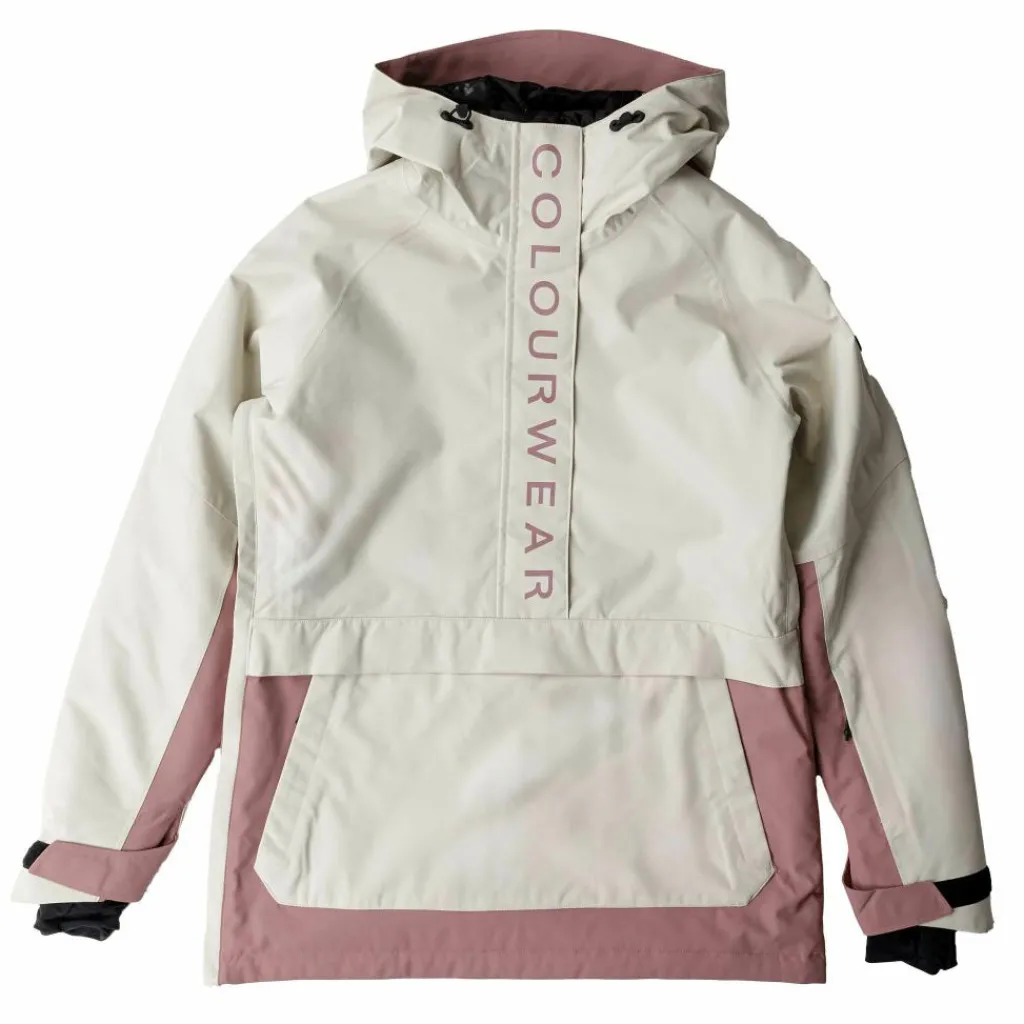 Ski Jassen|Wintersport-ColourWear Signature anorak winterjas dames off-white