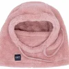 Mutsen|Wintersport-ColourWear So Fluffy balaclava dark rose