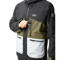 Ski Jassen|Wintersport-ColourWear Transfer winterjas heren black