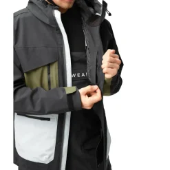 Ski Jassen|Wintersport-ColourWear Transfer winterjas heren black