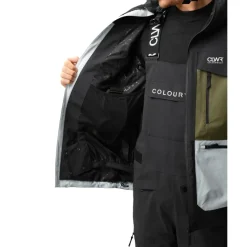 Ski Jassen|Wintersport-ColourWear Transfer winterjas heren black