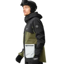 Ski Jassen|Wintersport-ColourWear Transfer winterjas heren black