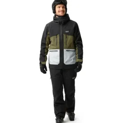 Ski Jassen|Wintersport-ColourWear Transfer winterjas heren black