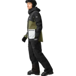 Ski Jassen|Wintersport-ColourWear Transfer winterjas heren black