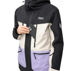 ColourWear Transfer winterjas dames black< Ski Jassen|Wintersport