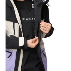 ColourWear Transfer winterjas dames black< Ski Jassen|Wintersport