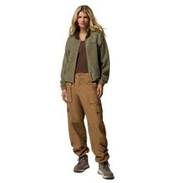 Fleece Vest-Columbia Benton Springs fleece vest dames stone green