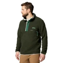 Outdoor Trui-Columbia Helvetia II Half Snap sweater heren greenscape