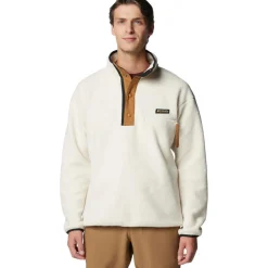 Columbia Helvetia II Half Snap fleece sweater heren chalk< Outdoor Trui
