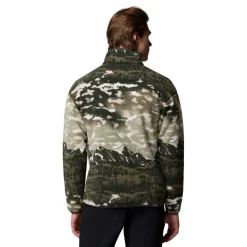 Columbia Helvetia II Printed Half Snap sweater heren safari sisters< Outdoor Trui