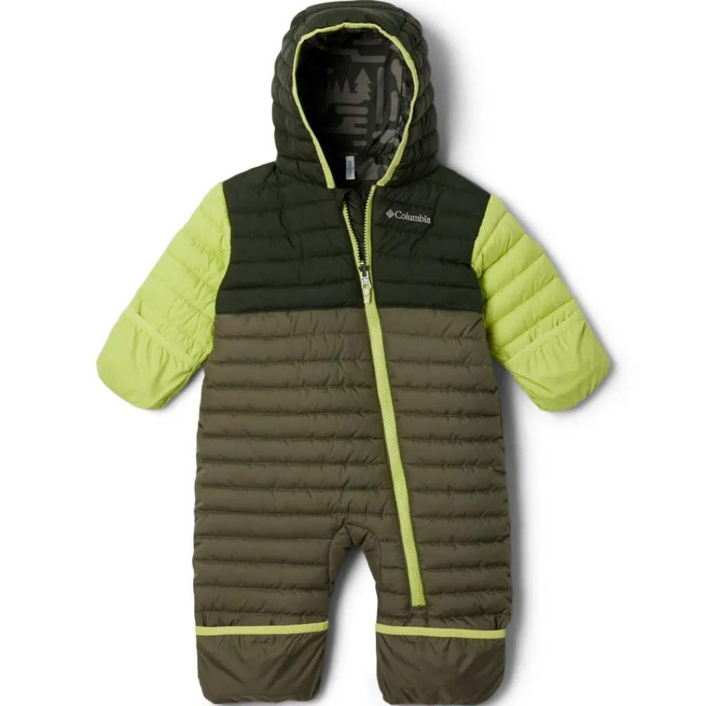 Skipakken|Wintersport-Columbia Infant Powder Lite II Reversible Bunting skipak junior stone green greenscape voltage