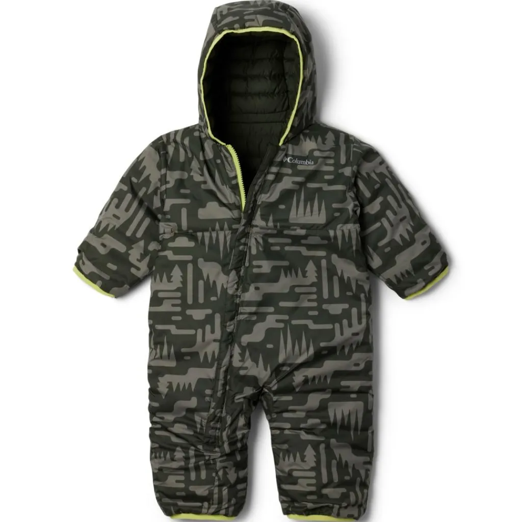 Skipakken|Wintersport-Columbia Infant Powder Lite II Reversible Bunting skipak junior stone green greenscape voltage