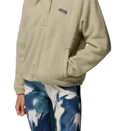 Outdoor Trui-Columbia Jasper Ridge Pebble Half Snap sweater dames safari