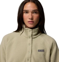 Outdoor Trui-Columbia Jasper Ridge Pebble Half Snap sweater dames safari