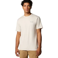 Columbia Kwick Hike Technical shirt heren dark stone heather linear view multi< Outdoor Shirt