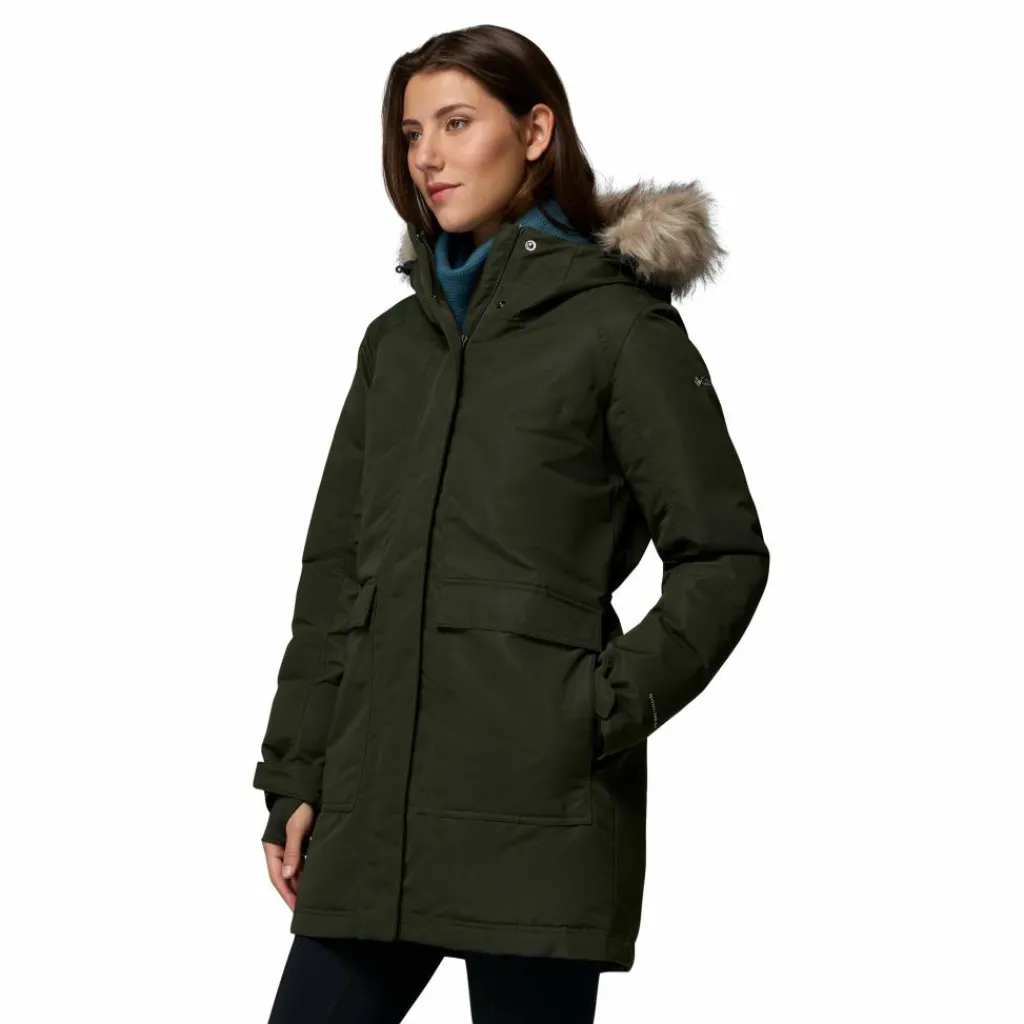 Outdoor Jack-Columbia Little Si II parka outdoor jack dames greenscape